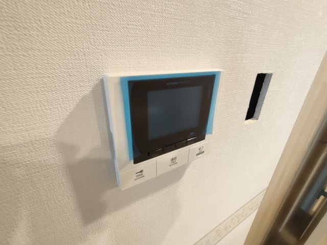 セキュリティ　モニター付きインターホンです(エントランス)