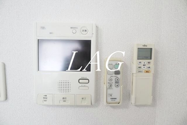セキュリティ　モニター付きインターフォンです。