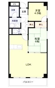 ドリーム中加賀屋の間取り写真