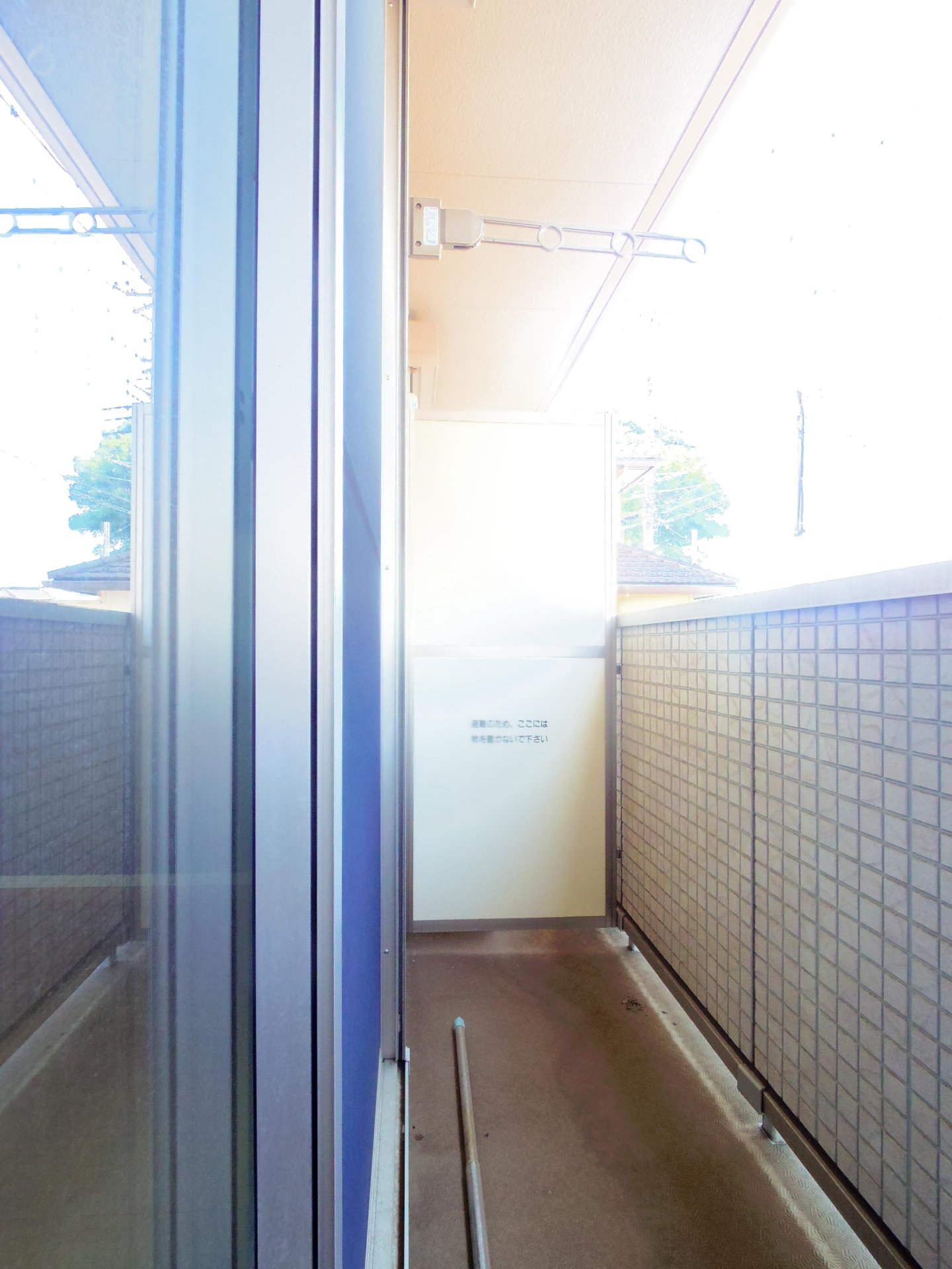 バルコニー　※他号室写真です