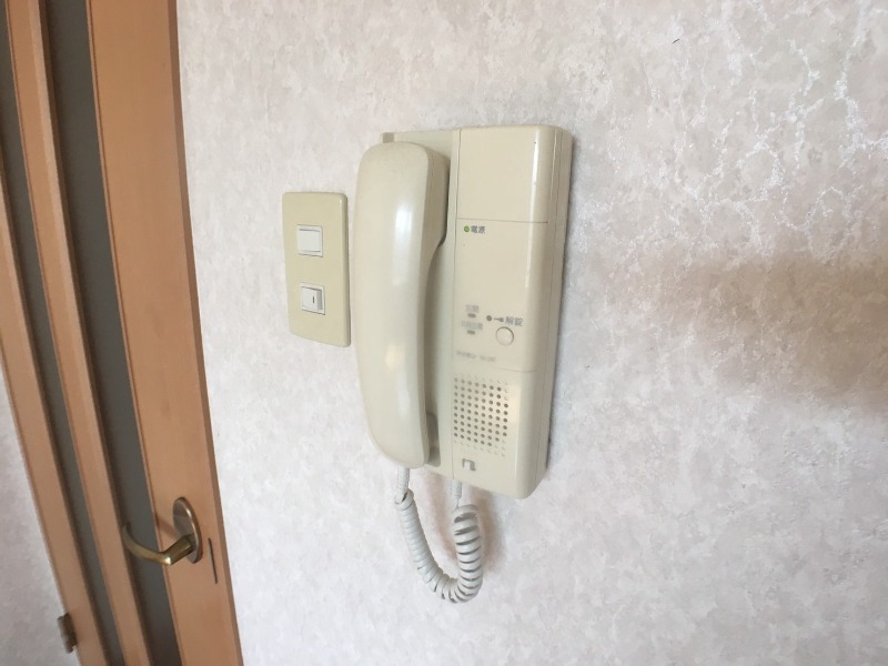 セキュリティ　インターホンは通話ができるので急な訪問があっても安心です