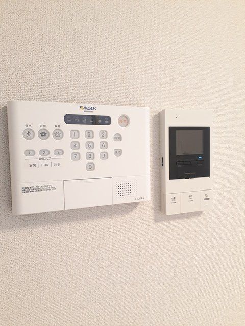 セキュリティ　モニター付きインターホン、ホームセキュリティ