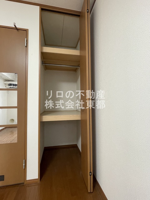 収納　奥行のある収納付です！増えがちな荷物をもスッキリ収納できます