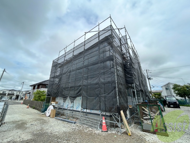 建物外観　多賀城市新田字南関合「仮）多賀城新田新築アパートＡ棟」