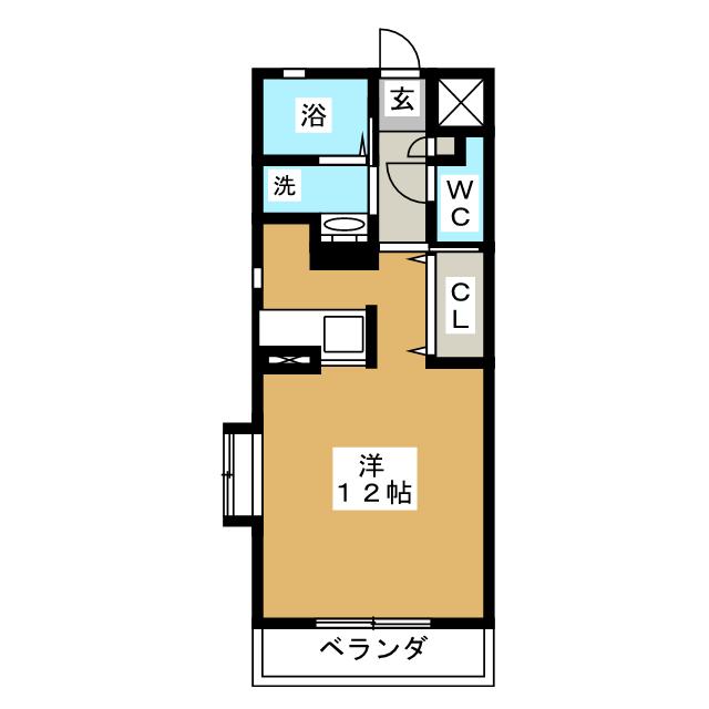 EKU’U SWEET 1の間取り写真