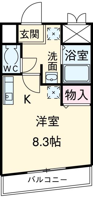 葵ビルの間取り写真