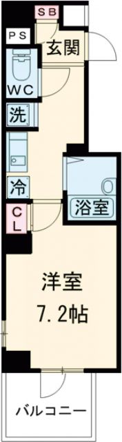 プレール・ドゥーク笹塚の間取り写真