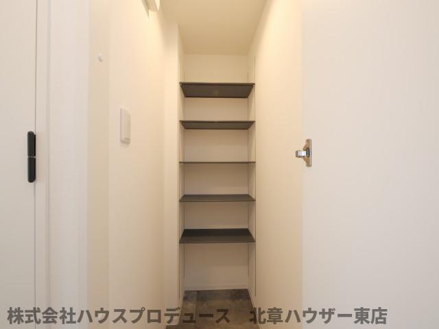 収納　ちょっとした収納スペースも充実しています