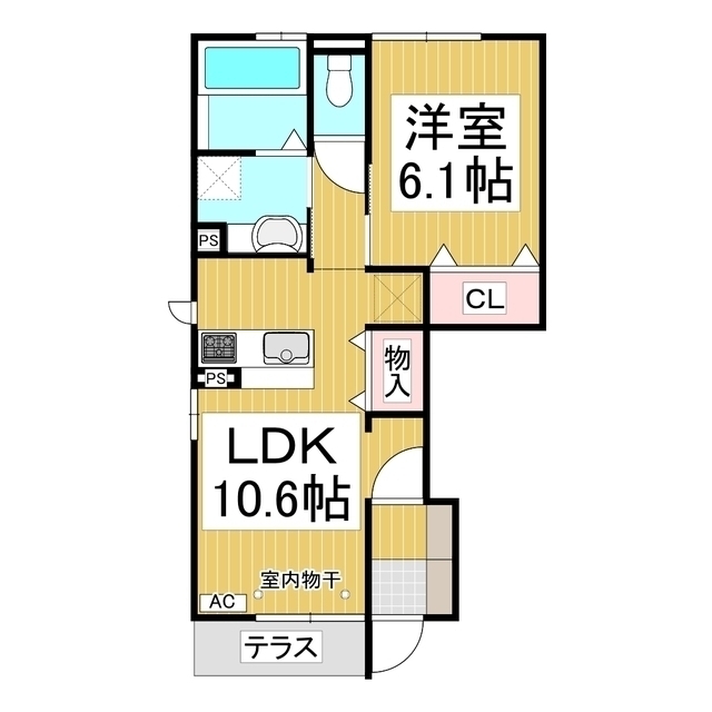 1LDK Apartment in Nagano, Nagano — photo 2 of 3