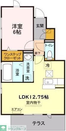 ラクールDの間取り写真
