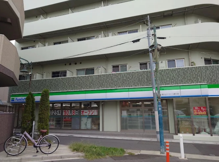 コンビニ　ファミリーマート西小山ニコニコ通り店（コンビニ）まで433m