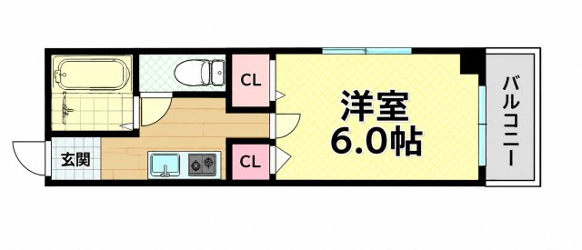 アドラブール西大阪の間取り写真