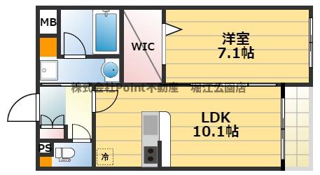ＪＲ阪和線 鶴ケ丘駅 徒歩5分 3階建 築11年の間取り写真