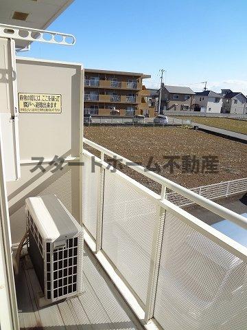 バルコニー　広々としたバルコニーです