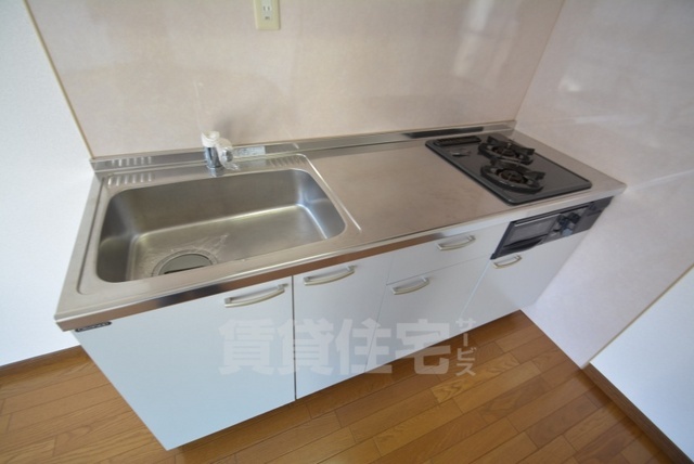キッチン　2口ガスコンロシステムキッチン