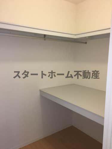 収納　たっぷりとした収納スペースです