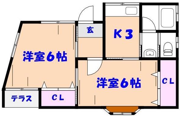 荒川レジデンスの間取り写真