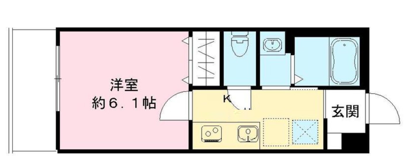 ＪＲ京浜東北線 蒲田駅 徒歩8分 3階建 築2年の間取り写真