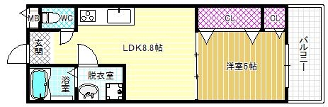 サンライズ中野の間取り