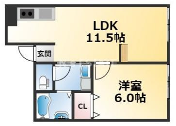 吉岡ハイツの間取り