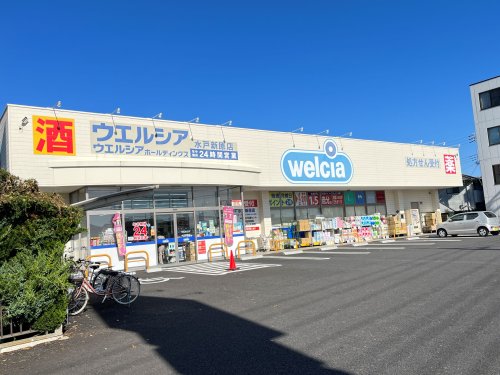 ドラックストア　ウェルシア水戸新原店（ドラッグストア）まで880m
