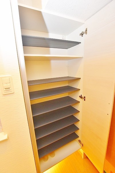 エントランス　★トールタイプシューズBOXなので棚を外せばブーツも置けます