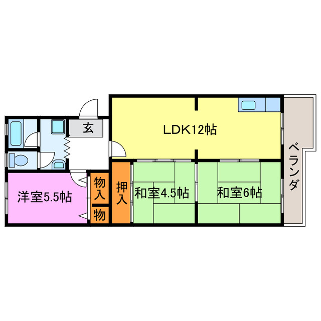 ヴィラ青山の間取り