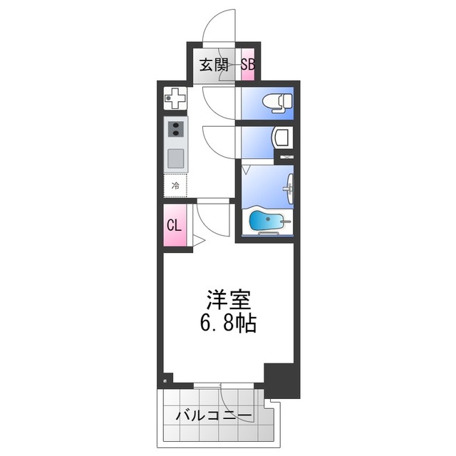 アドバンス大阪ストーリアの間取り