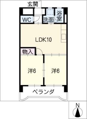 パークハイツ今池の間取り