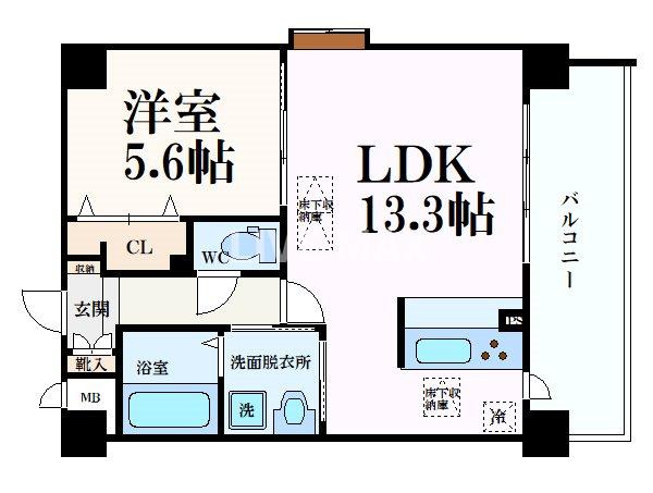 クレアドーレ京都二条の間取り