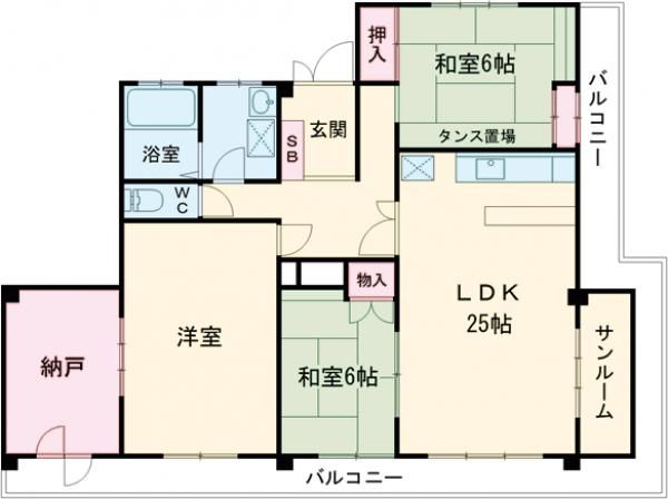 【清水マンションの間取り】