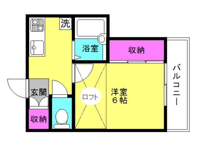 フェリオ野添の間取り