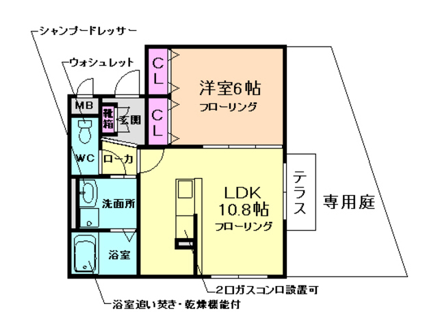 センチュリー２の間取り