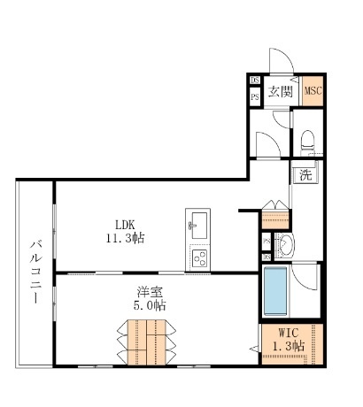 メゾンブリアン川越の間取り