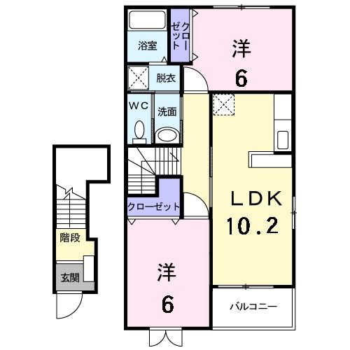 フォンテーヌの間取り