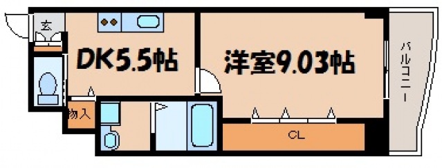 Moi.（モア）府中の間取り