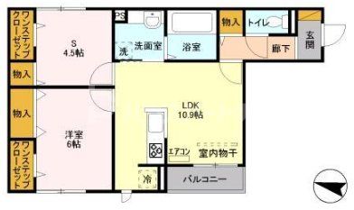 さいたま市西区宮前町のアパートの間取り