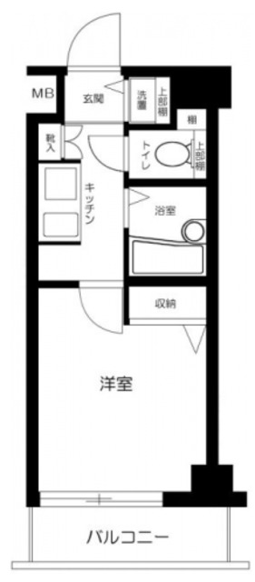 杉並区上高井戸のマンションの間取り