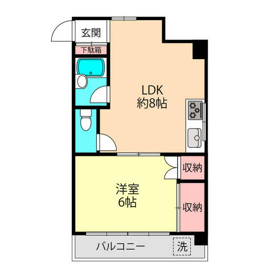 白井マンションの間取り