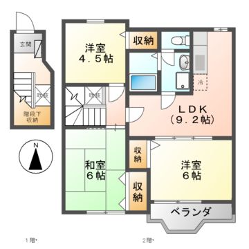 オーロラタウンの間取り