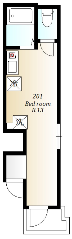 AMUSE三軒茶屋の間取り