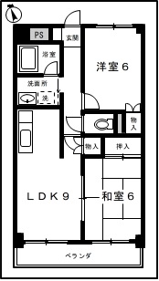 ロイヤルコート老松の間取り