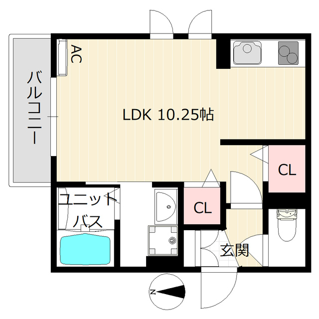 アムール舟橋北町の間取り