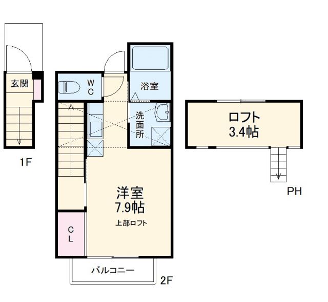 Ｍａｎｄａｒｉｎｏ　Ｐｅｓｃａの間取り