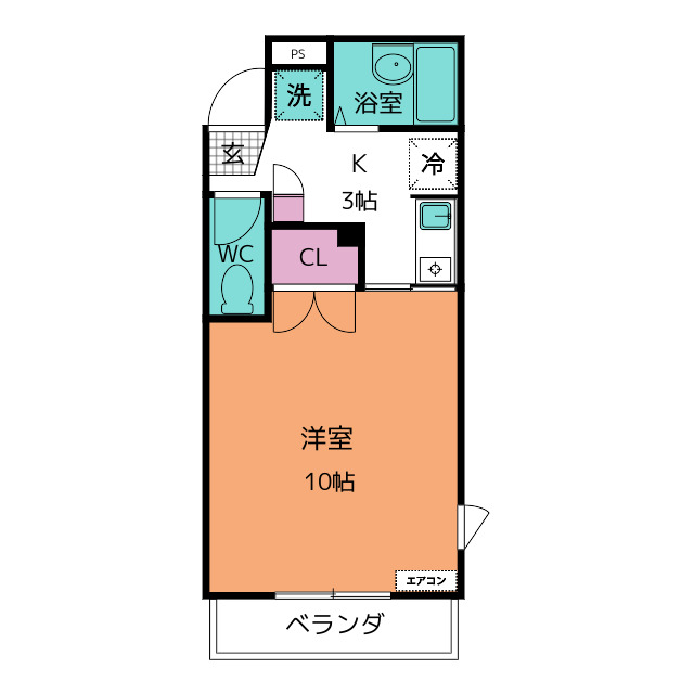 カレッジハイツ六反田の間取り