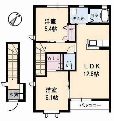 シャルマンラフォーレ　Ｂ棟の間取り