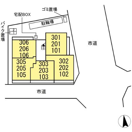 千葉市中央区汐見丘町のアパートの建物外観