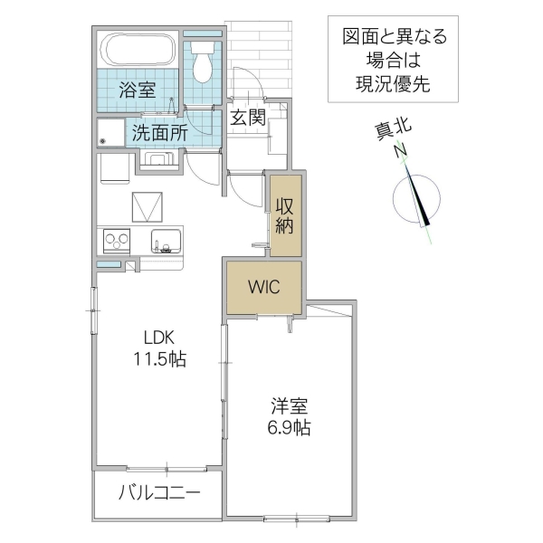 グラースSAM IIIの間取り