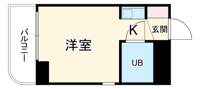 名古屋市熱田区中出町のマンションの間取り