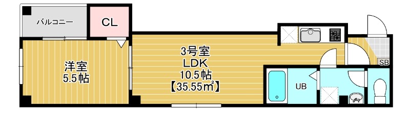 コンフォルテ本千葉の間取り